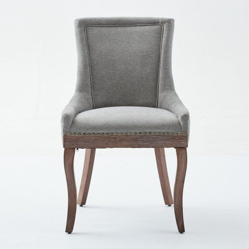 A&A Ultra Side 2-Pcs Gray Dining Chairs (DE1807GY)