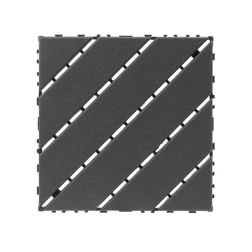 44 Pack Dark Grey Interlocking Deck Tiles