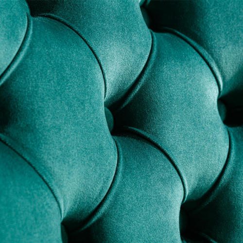 Modern Tufted Velvet Dining Chair Set (Green, DE1601GN)