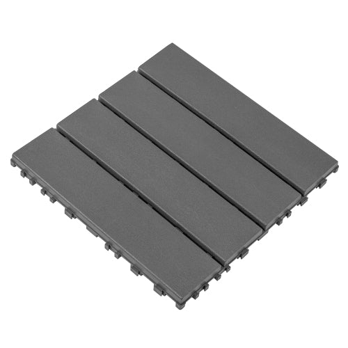 44 Pack Dark Gray Interlocking Deck Tiles