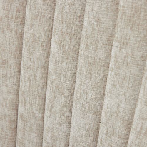 Beige Rayon Chenille Dining Chairs 2-Pcs Set (DE1647BG)