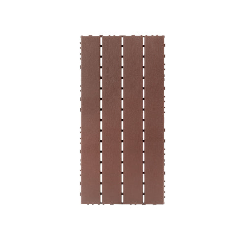 22 Pack Brown 2FT Interlocking Patio Deck Tiles