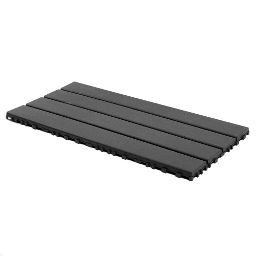 22 Pack Dark Gray 2FT Interlocking Patio Deck Tiles