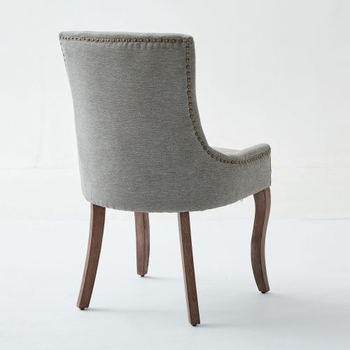 A&A Ultra Side 2-Pcs Gray Dining Chairs (DE1807GY)