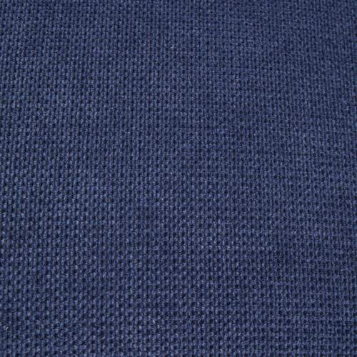 Blue Rayon Flocking Linen Dining Chairs 2-Pcs Set (DE1847BL)