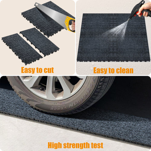 36 Pack 12" Interlocking Patio Carpet Deck Tiles