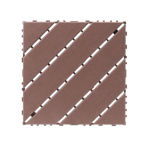 44 Pack Brown Interlocking Deck Tiles