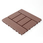 44 Pack Brown H - Style Interlocking Deck Tiles