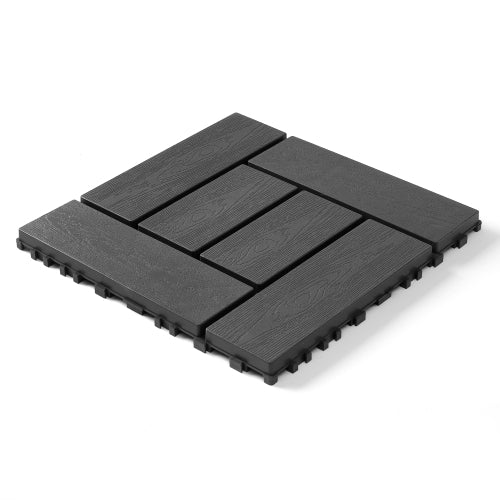 44 Pack ZZ Style Dark Gray Interlocking Deck Tiles