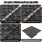 44 Pack Dark Gray  Interlocking Deck Tiles