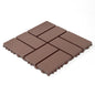 44 Pack Brown Interlocking Deck Tiles