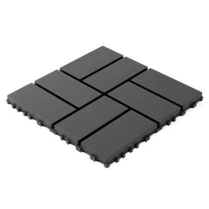 44 Pack Dark Gray Interlocking Deck Tiles